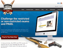 Tablet Screenshot of firearmslicensecanada.com